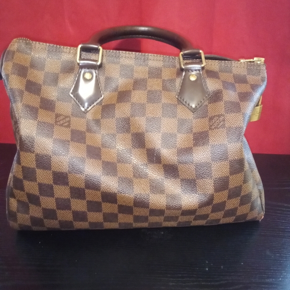 100% Authentic Large, Louis Vuitton Brown Monogram - Picture 3 of 5